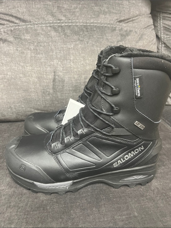 Salomon Tundra Forces CSWP Black Insulated Winter Hiking Boots NWT main image 6